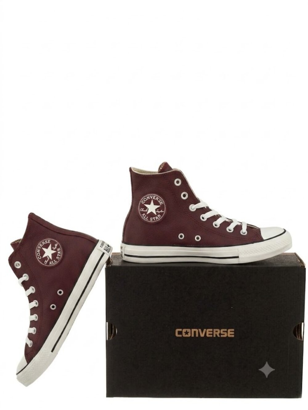 Converse Men's Chuck Taylor Leather High Top 'DEEP BORDEAUX'
